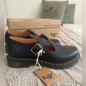 Dr Martins Polley Black. New with tags, never worn